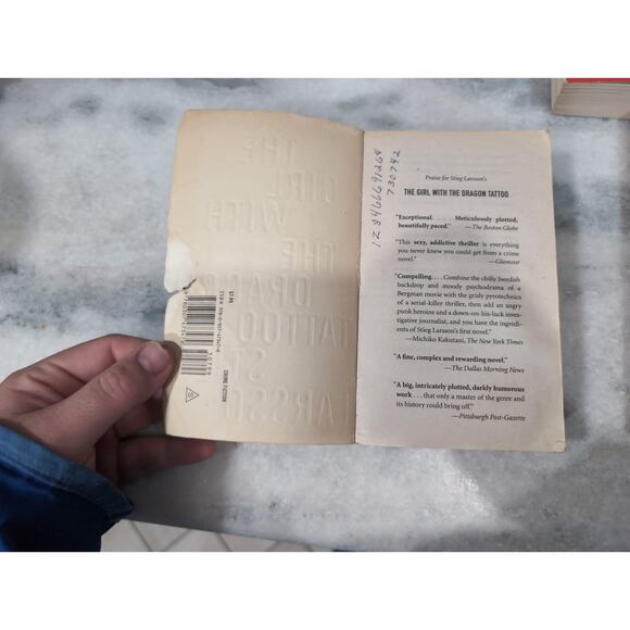 Stieg Larsson's Millennium Paperback Bundle: The Girl With The Dragon‎ Tattoo - Picture 4 of 12